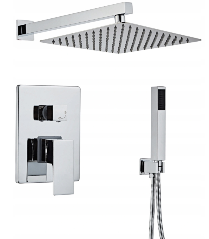 

Zestaw Prysznicowy Bateria Podtynkowa Deszczownica