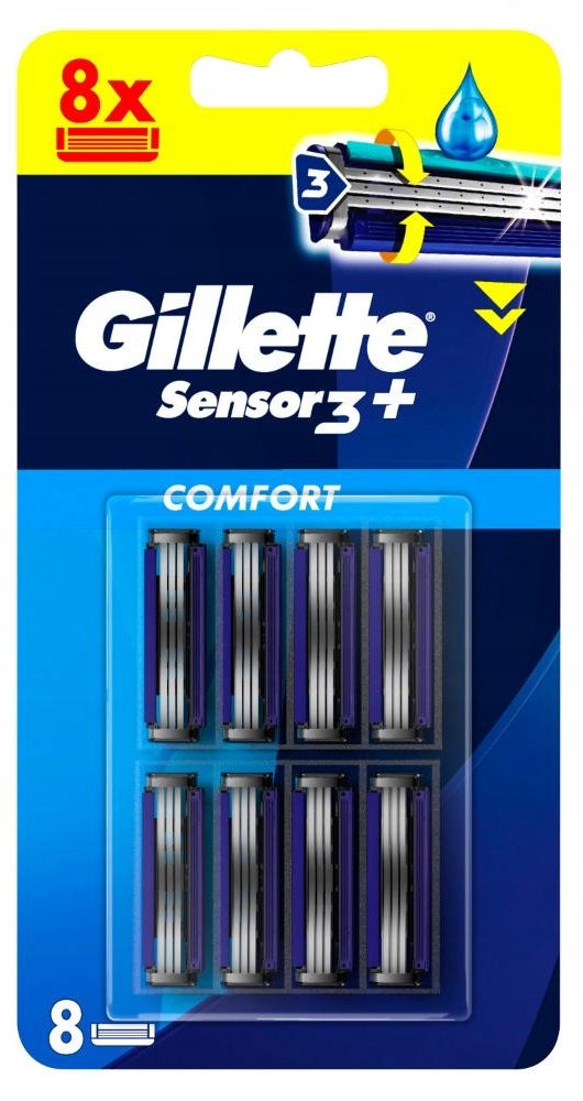 Sensor 3 Plus Ostrza wymienne do maszynki