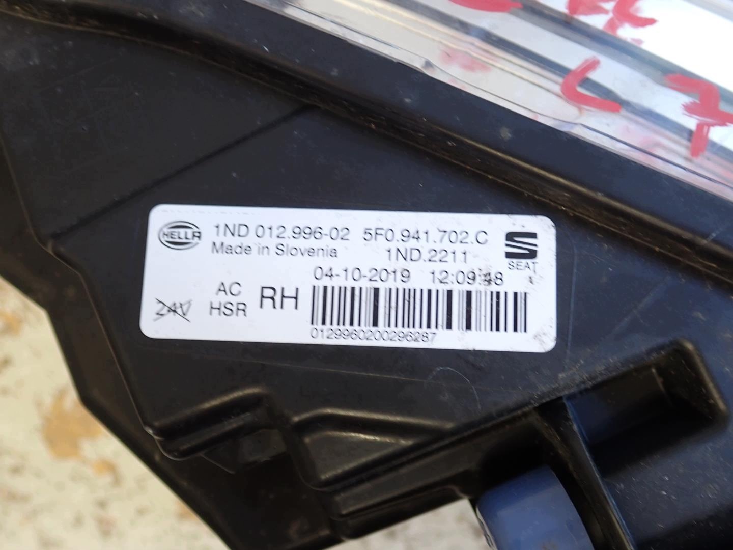 fog light right SEAT LEON III LIFT 2017- 5F0941702C