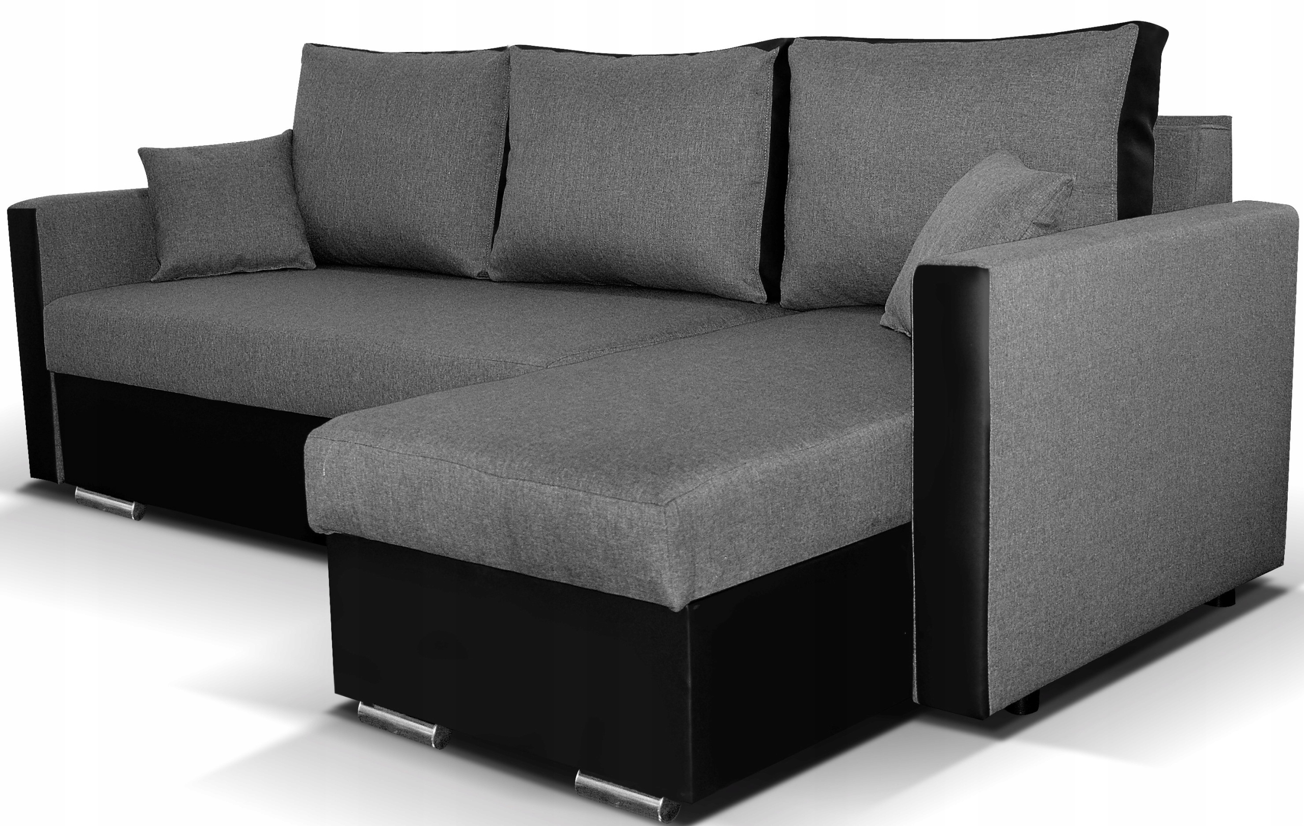 NAROŻNIK 2x pojemnik spanie sprężyny + gratis Wielkość większa