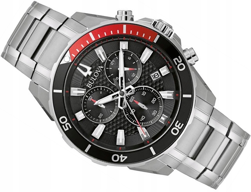 Pánské Hodinky Bulova Chrono 98B344 Originál Box