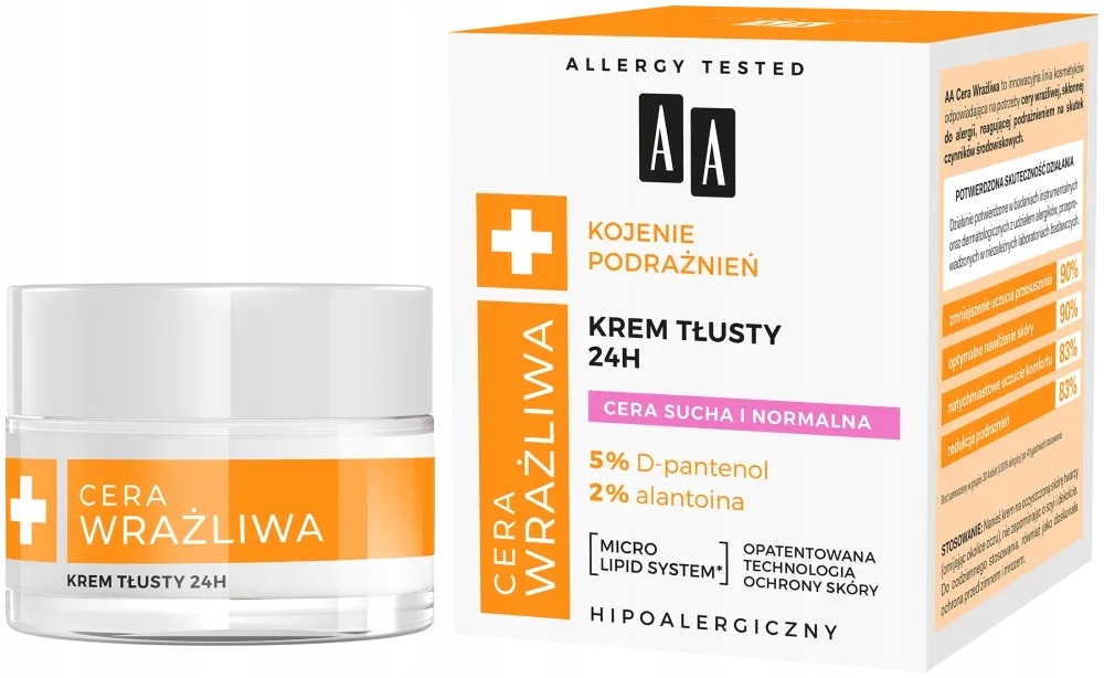 

Aa Cera Wrażliwa Krem Tłusty 50ml