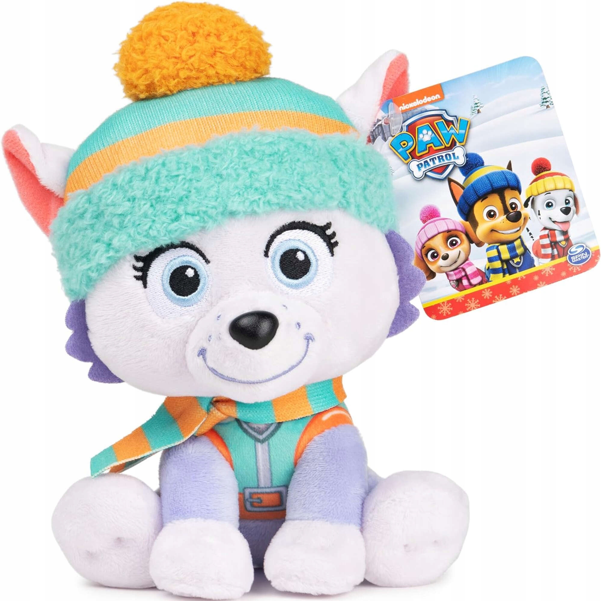 PSI PATROL MIŚ PLUSZAK MASKOTKA EVEREST PAW PATROL SPIN MASTER 18 CM