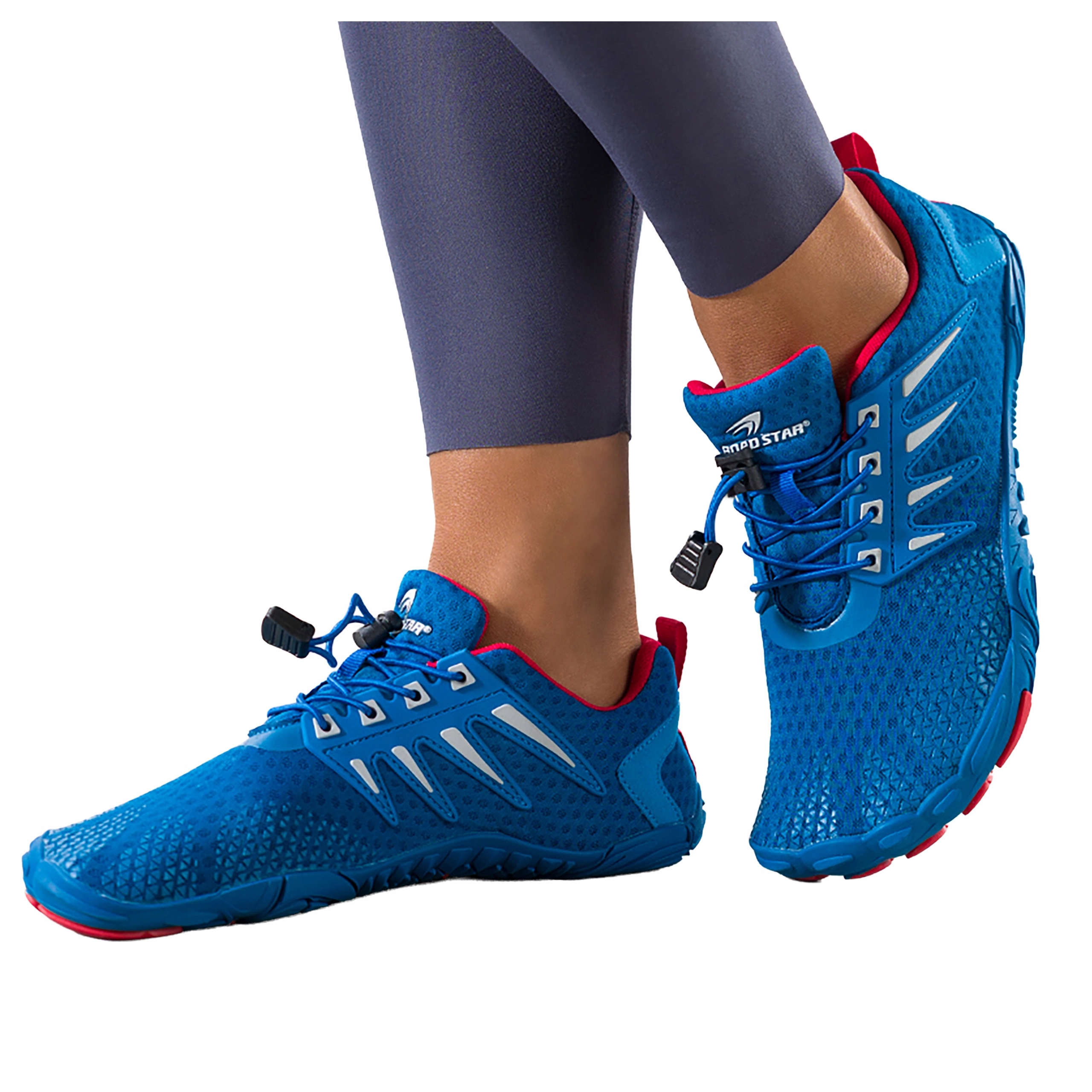 Sportovní Boty Modré Dámské Barefoot Na Fitness Šněrovací Modní vel. 41