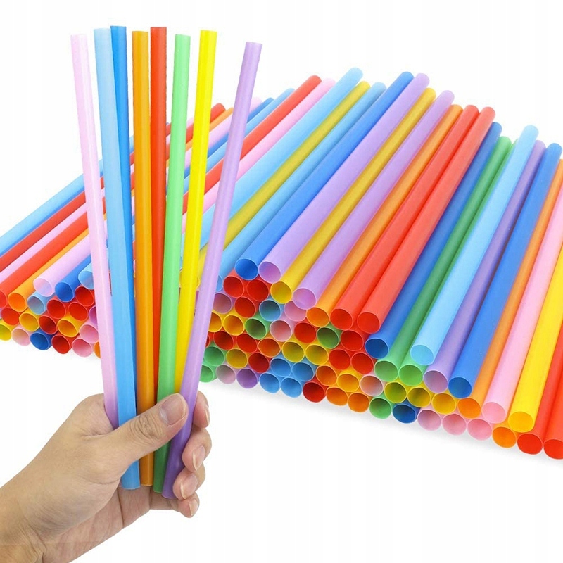 

Słomki Rurki Do Picia Shake Plastikowe Grube 500