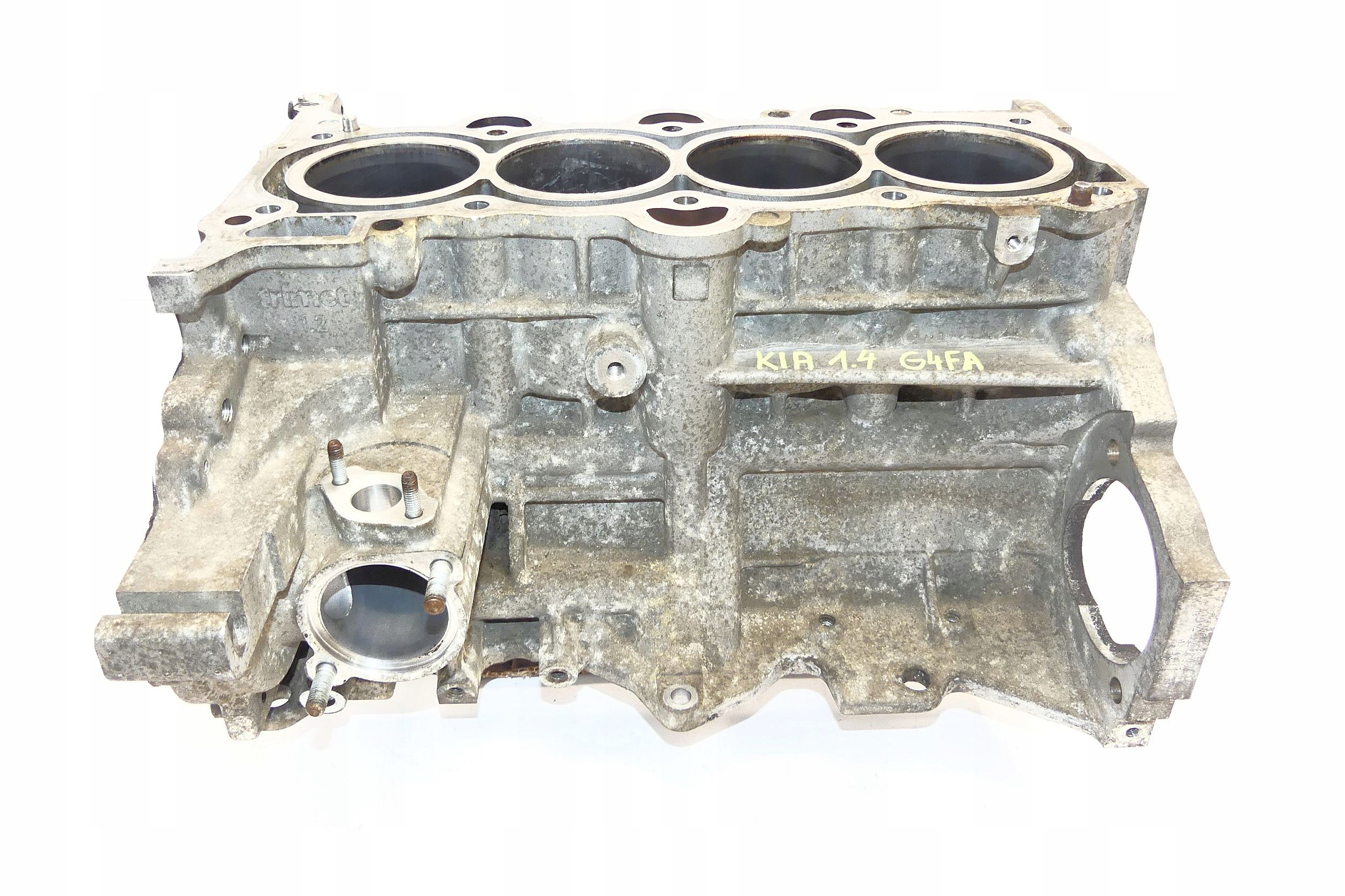 KIA VENGA RIO CEED 1.4 G4fa БЛОК ДВИГАТЕЛЯ ПОВРЕЖДЕНИЯ.