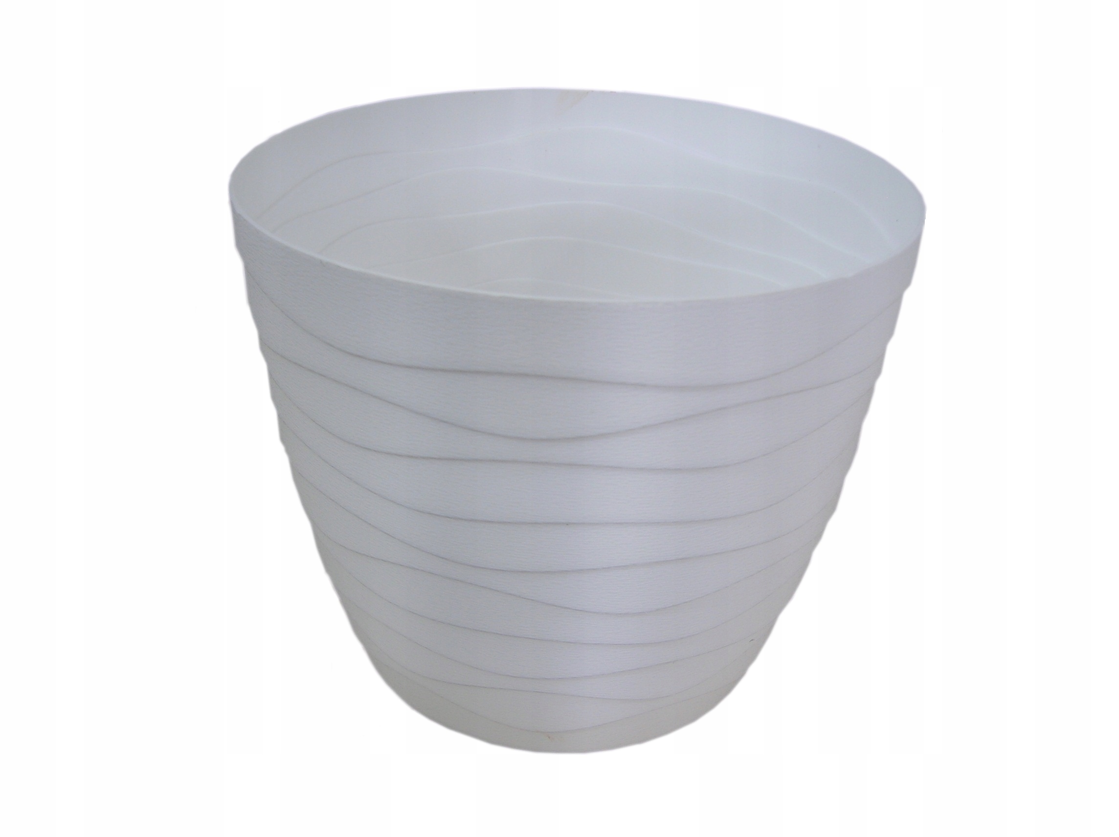 

Doniczka Osłonka Teo 11 CM Biała Plastikowa