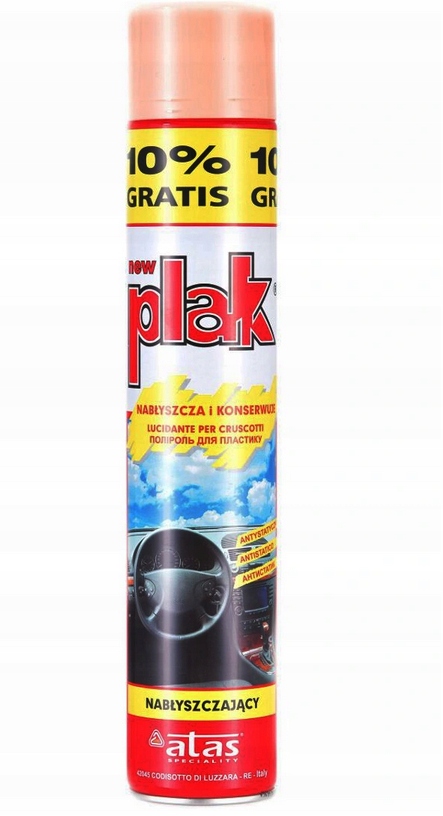 

Atas Plak Nabłyszcza Kokpit Brzoskwinia 750ML +10%