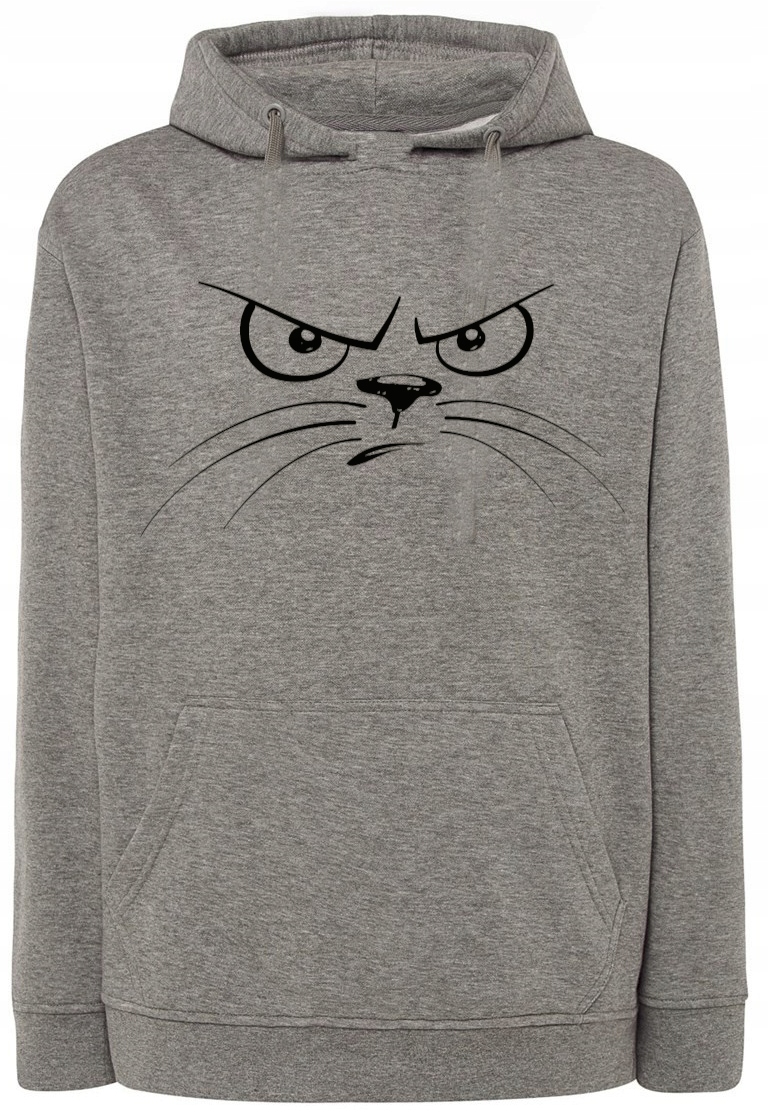 Pánská mikina s pěkným potiskem Kreslená Kočka vel. S