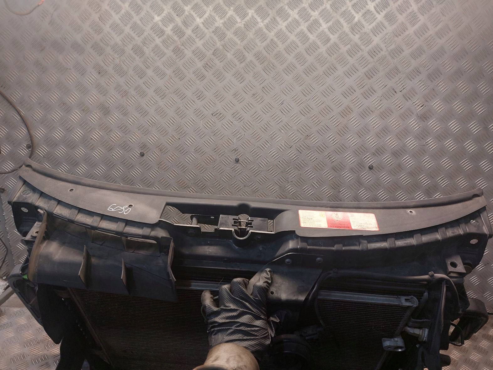 support panel for radiators pillar iron + KOMPLET of radiators AUDI A6 C6 2.4 V6