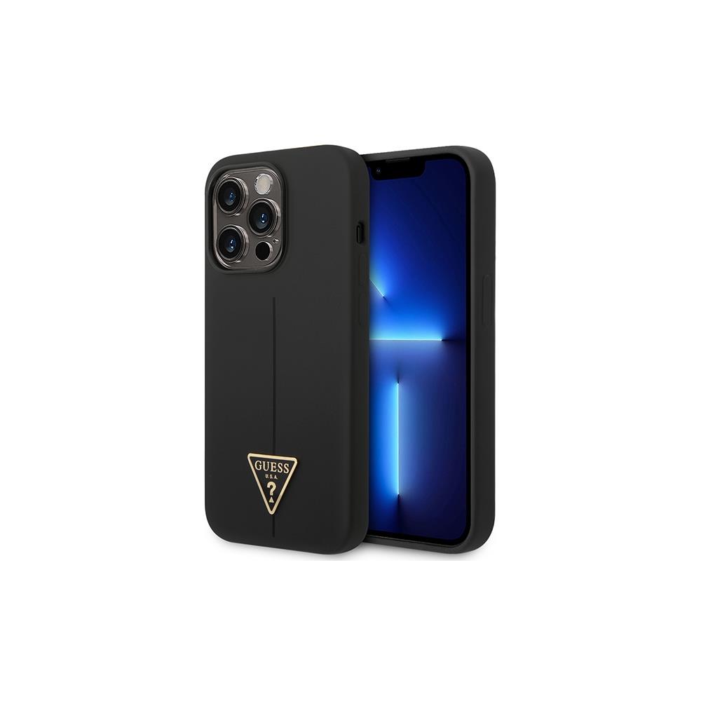 Guess GUHCP14LSLTGK iPhone 14 Pro 6,1" czarny/ black hardcase Silicone