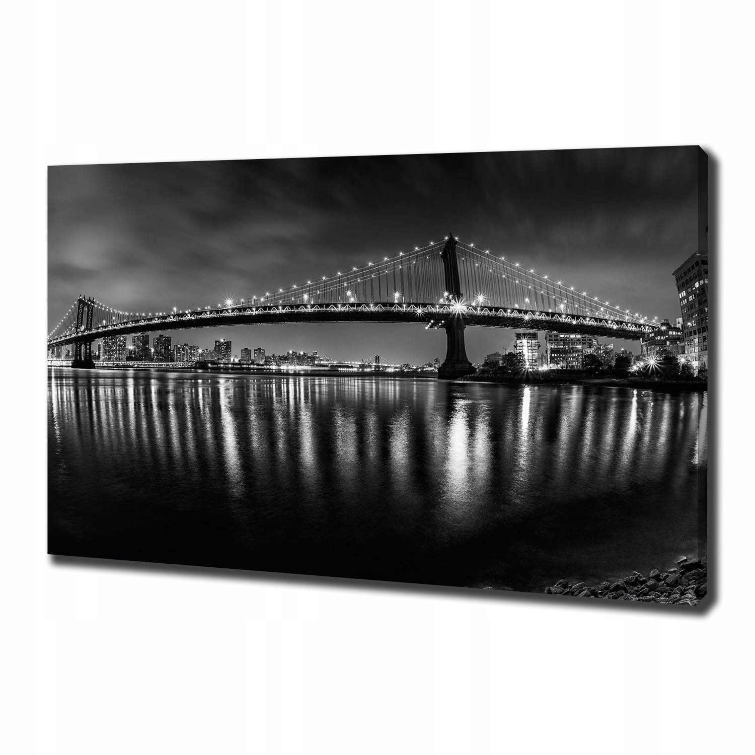 

Foto obraz na płótnie Manhattan nocą 100x70 cm