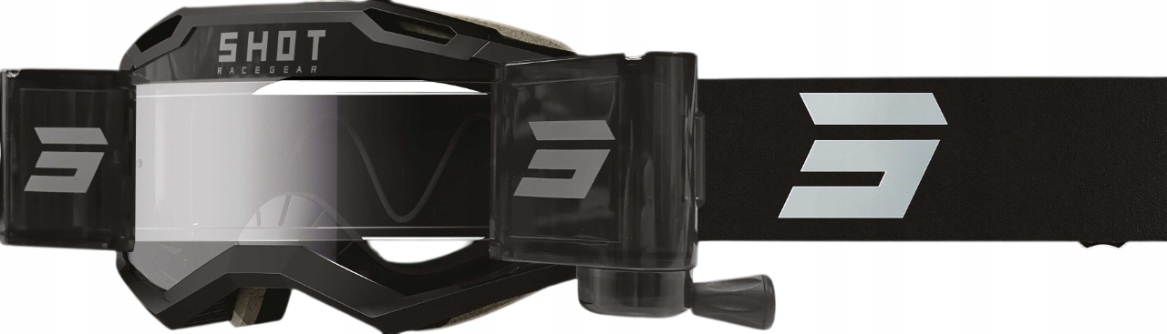 Okuliare Crossové Štvorkolka Enduro Offroad Shot Iris 2.0 Roll Off Tech Black Matt