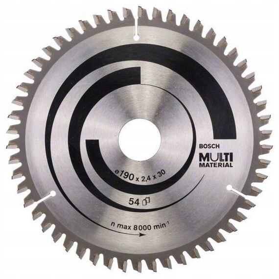 Bosch 2608640509 pilový kotouč 190*30*2,4mm, 54z, MultiMaterial