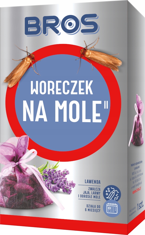 

Bros Woreczek na mole Lawendowy