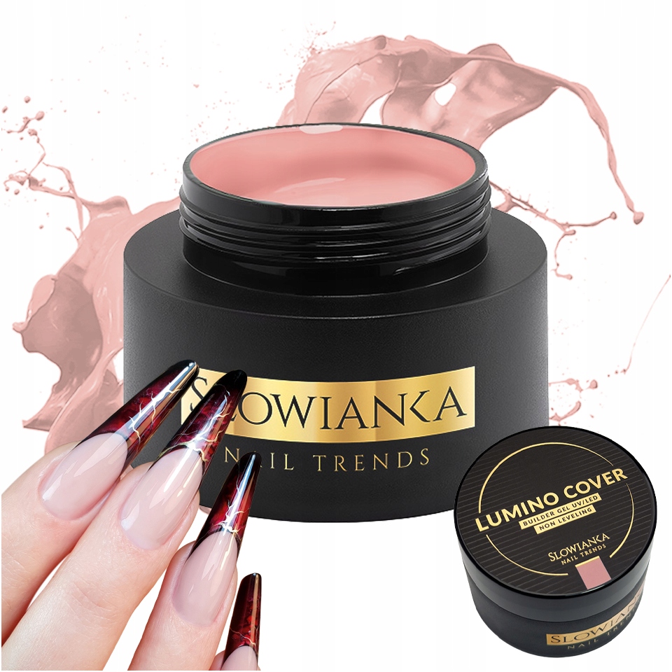 Slowianka Stavební Gel na nehty Non-Leveling 50 g Lumino Cover