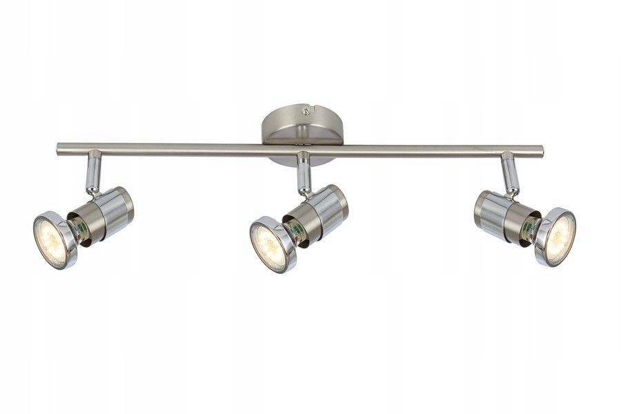 Stropní Svítidlo v moderním stylu nad kuchyňskou deskou Emina satén chrom GU10