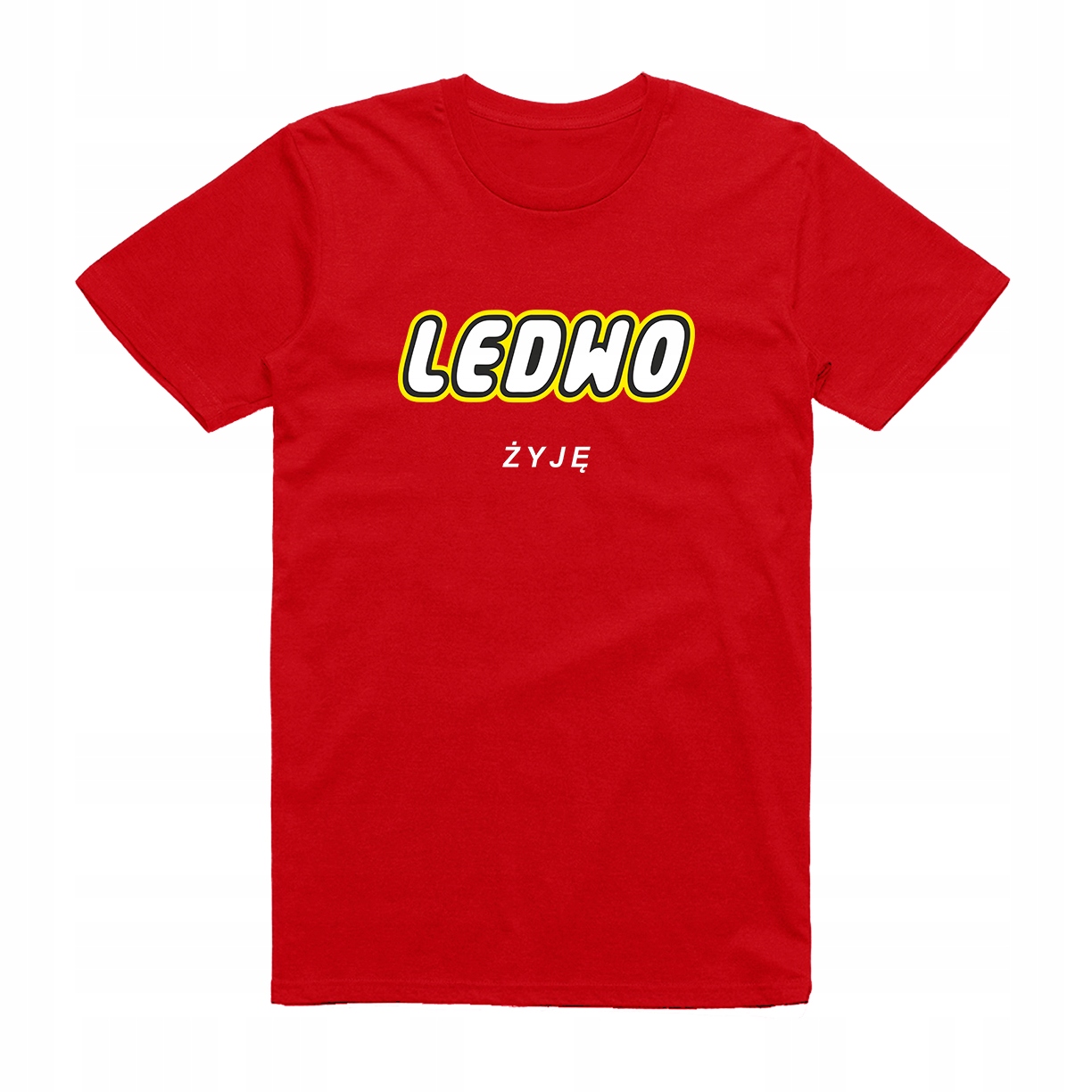 

XL- Koszulka T-shirt Ledwo Żyję Lego Fan Prezent