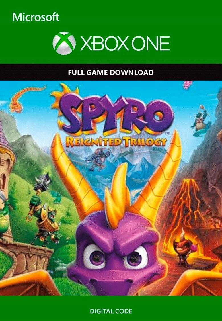 Spyro Reignited Trilogy Xbox One Series X|s Klucz CD Key Bez Vpn