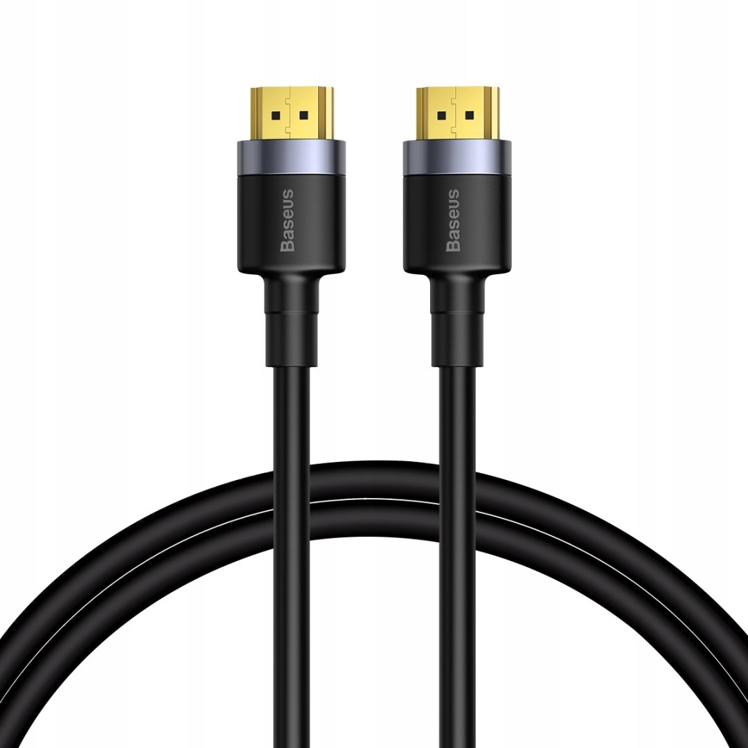 Kabel przewód Hdmi 2.0 4K 60 Hz 3D 18 Gbps 1m czarny