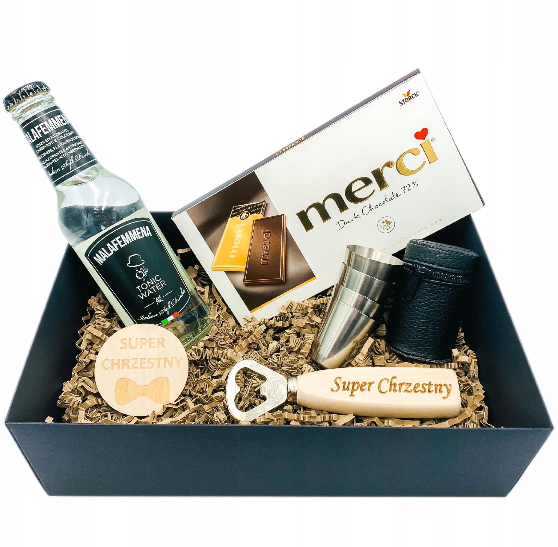 Box pro kmotra Poděkování dárek Křest Svatba Svaté Přijímání Svatební Hostina