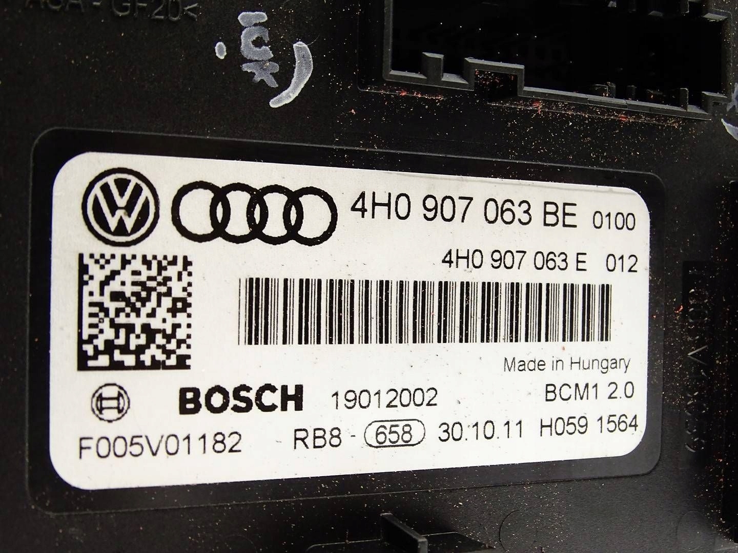 module control unit KOMFORTU BCM AUDI A6 C7 A7 4G A8 D4 4H0907063BE