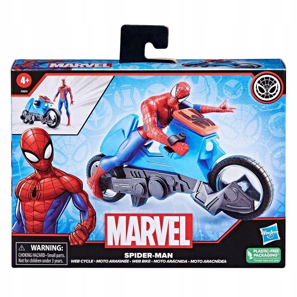 HASBRO MARVEL SPIDERMAN FIGURKA Z MOTOREM WEB CYCLE F5074 Kod producenta f5074