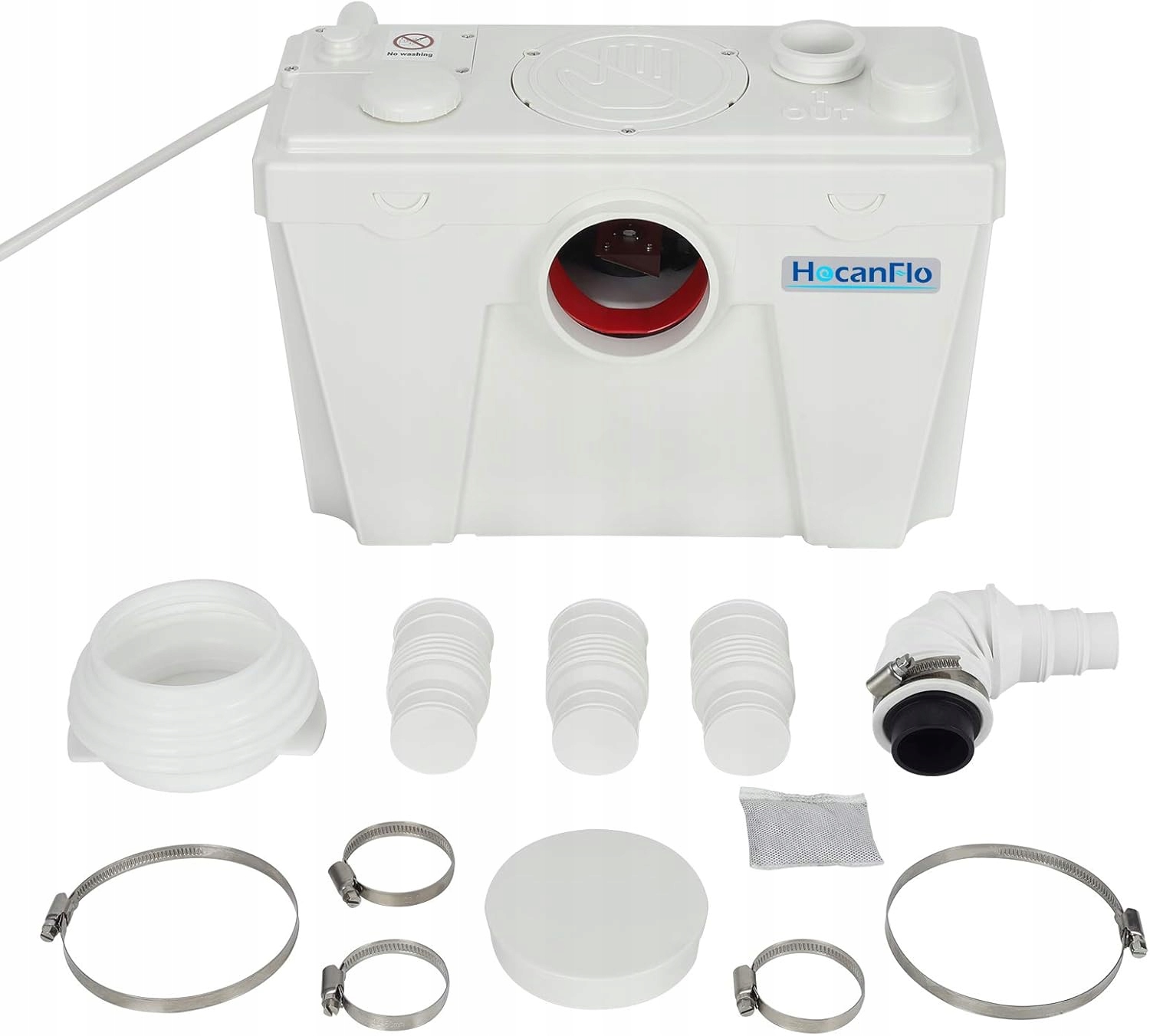 Drtící čerpadlo pro Wc 500W Macerátor do sklepa 4 vstupy Hocanflo