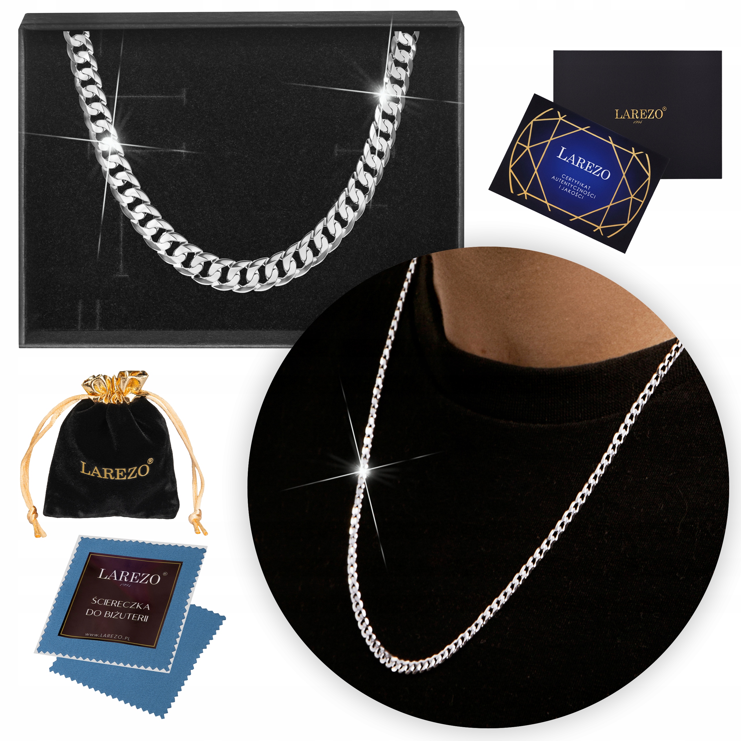 Stříbrný Řetízek Pancr , Plně Kovaný Řetízek 4,1MM, Stříbro 925