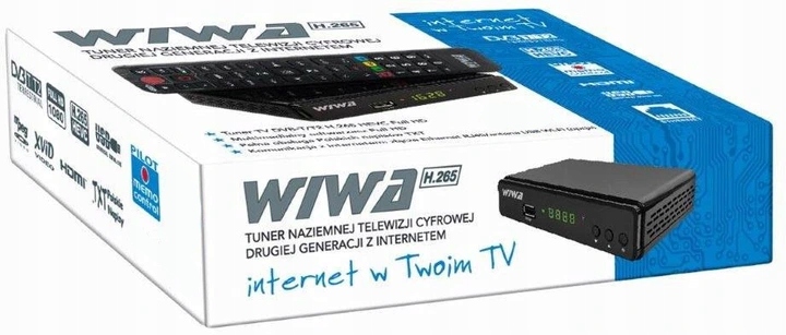 Tuner DVB-T/T2 Wiwa H.265