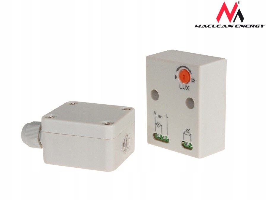 Czujnik zmierzchowy zewnętrzny 2300W MCE35 Marka Maclean