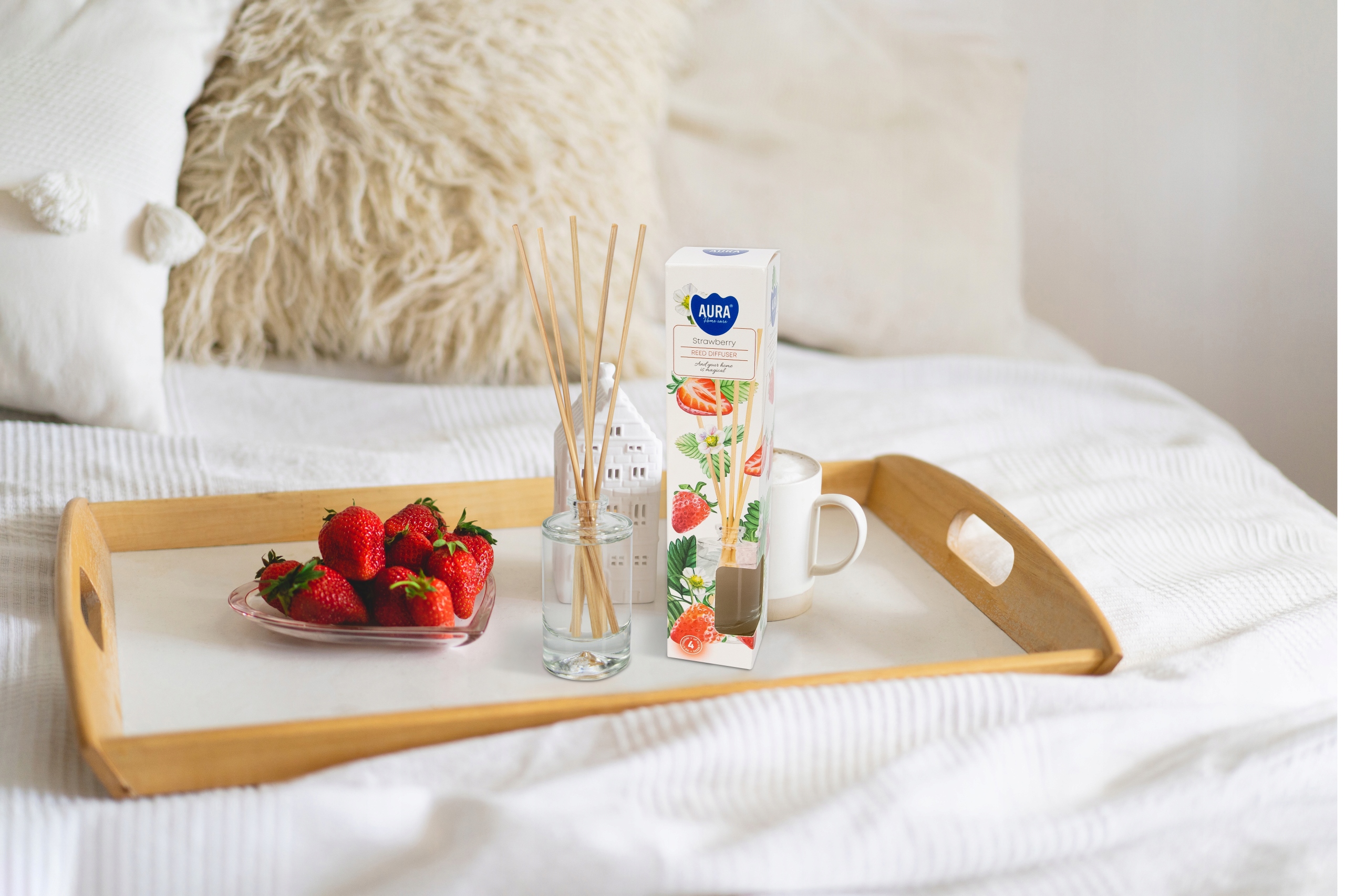 Dyfuzor odświeżacz powietrza TRUSKAWKA 45ml Aura Kod producenta DZ45-73