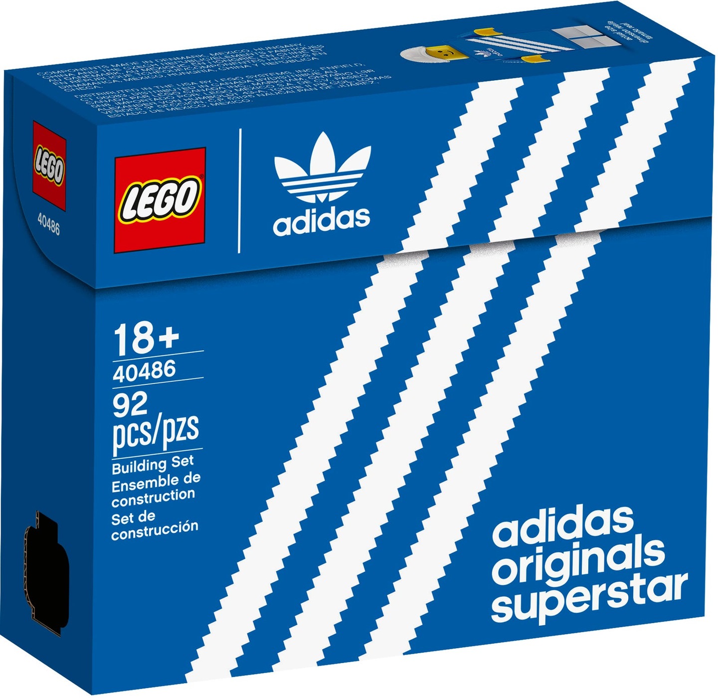 Lego 40486 mini but Adidas Originals Superstar