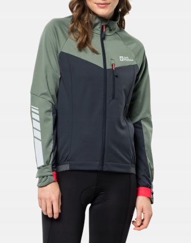 Jack Wolfskin Dámská cyklistická bunda Morobbia W 1115561 softshell vel. M