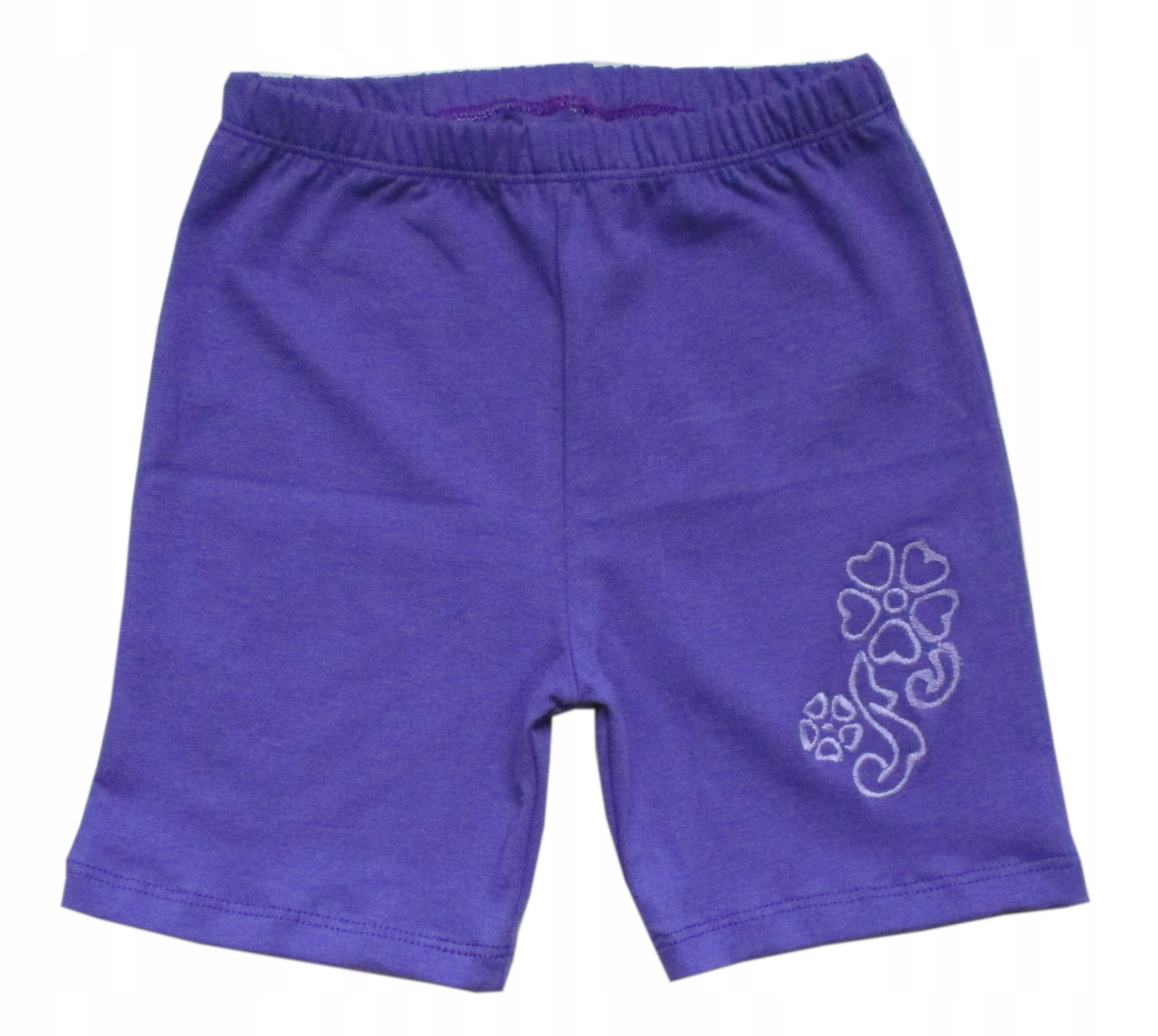 

Legginsy getry krótkie spodenki 134 fioletowe