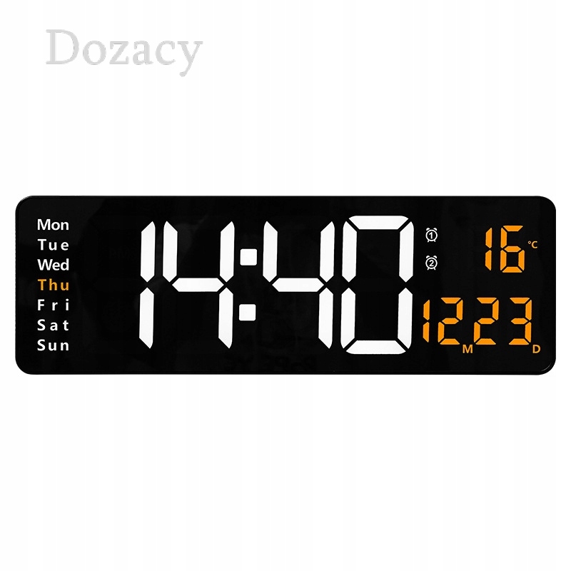 

Budzik Zegar Elektroniczny Termometr Zegary Led