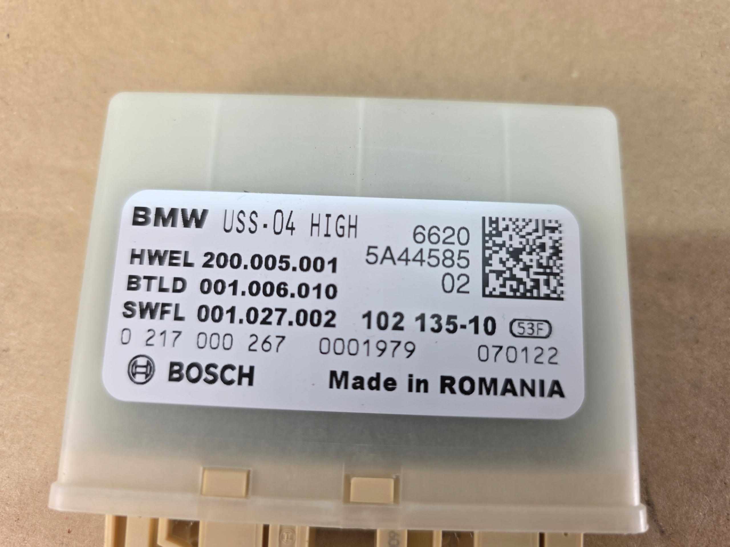 module control unit PDC BMW 5 G30 G31 LCI 5A44585