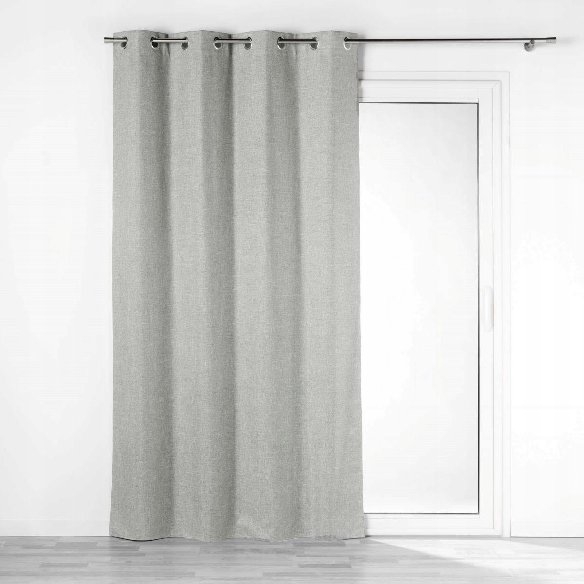 Zatemňovací závěs Chambray, 140 x 260 cm, šedý