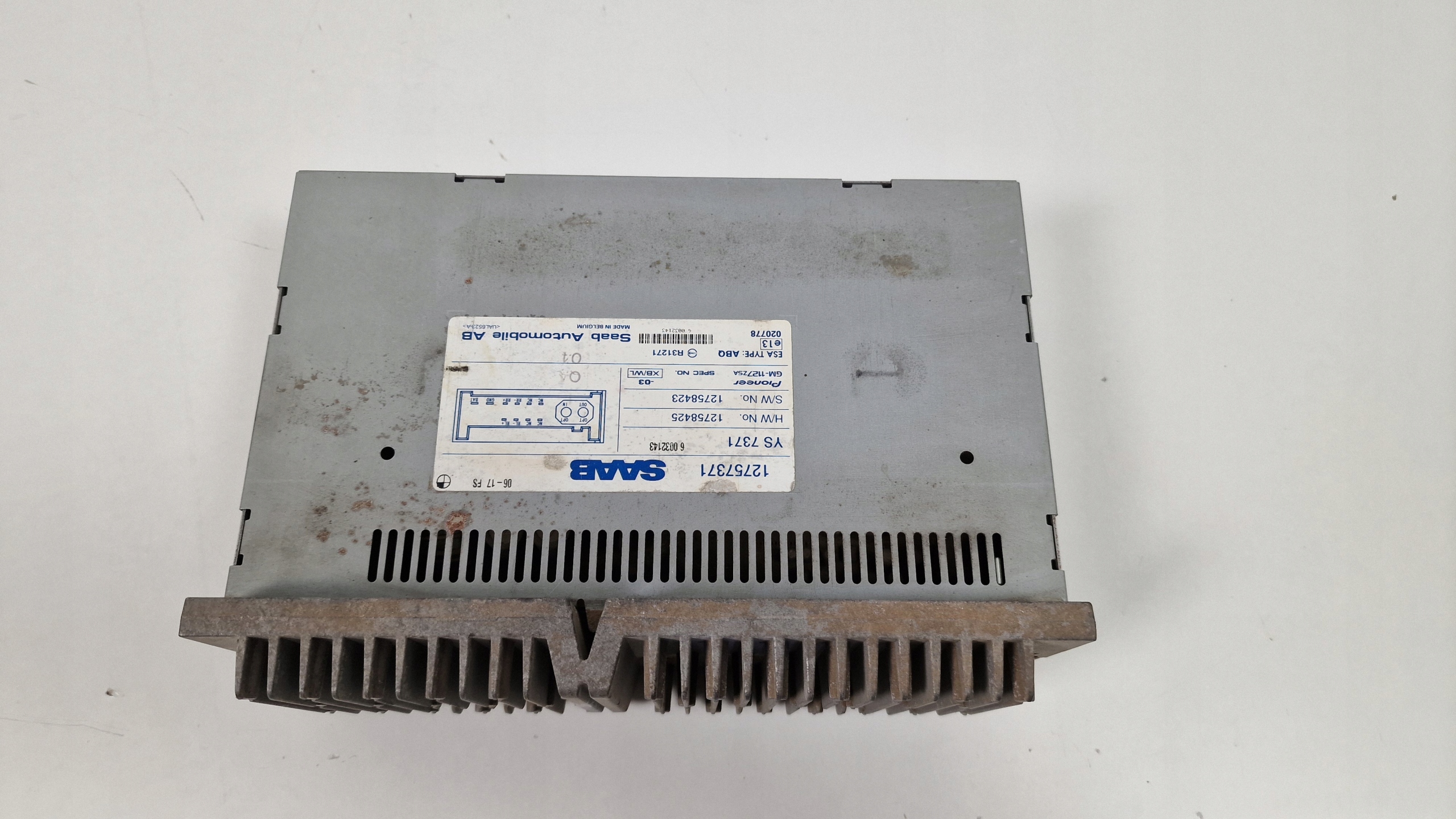 SAAB 93 II 9-3 amplifier RADIA / radio module 12757371