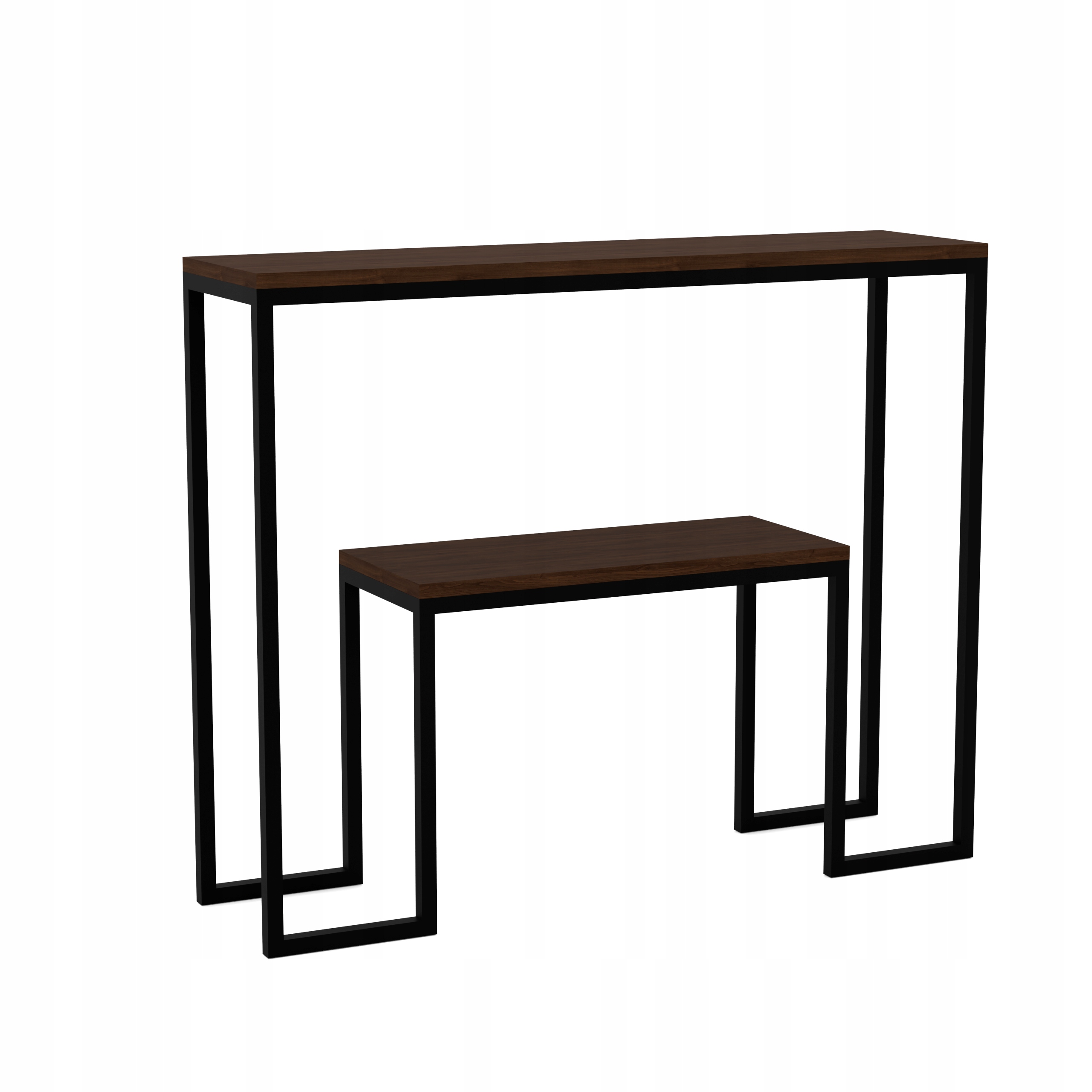 Konsola z półką salon loft Melrose przedpokój Marka OneLoft