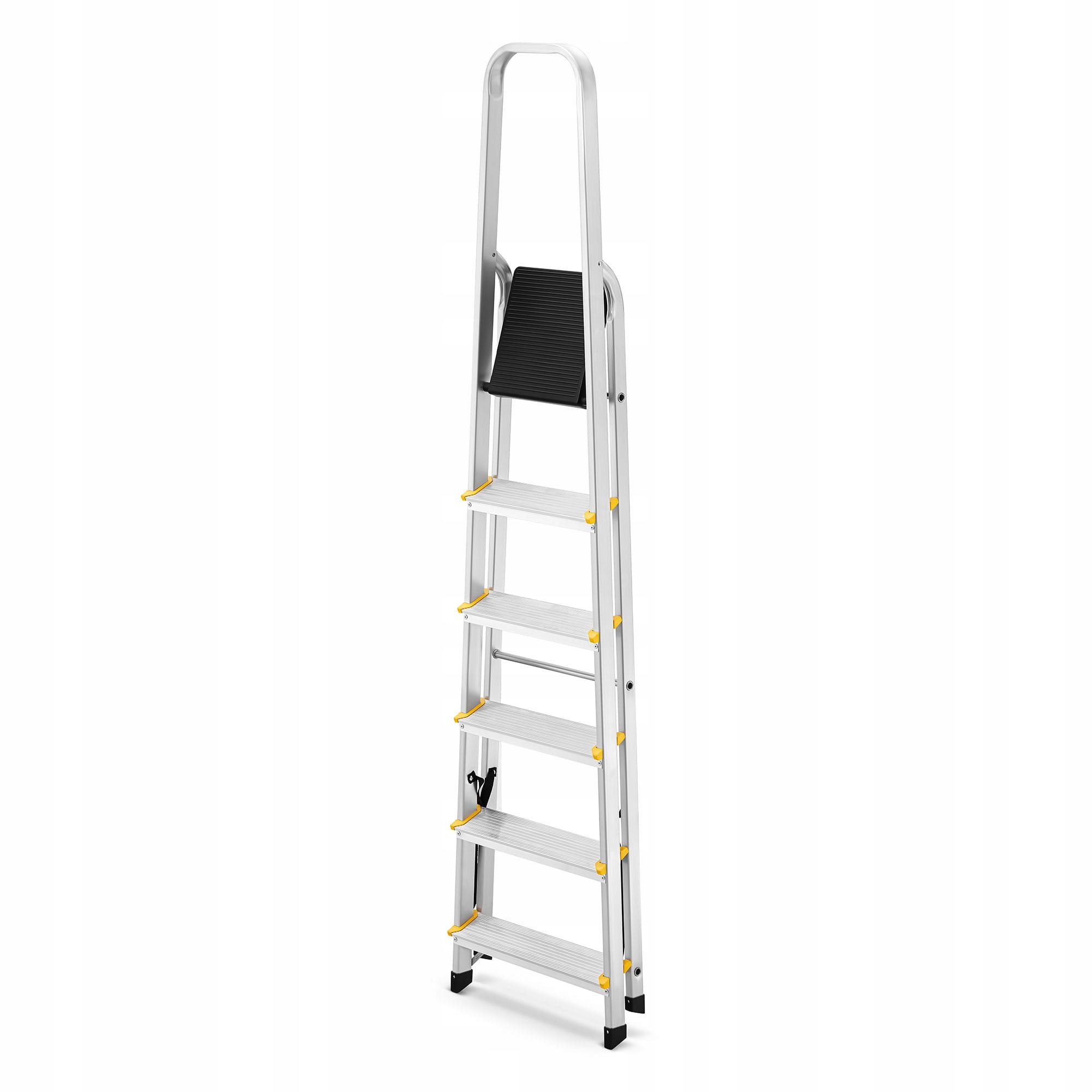 Drabina aluminiowa domowa jednostronna schodki do domu HIGHER 6 stopni 125 kg — 28