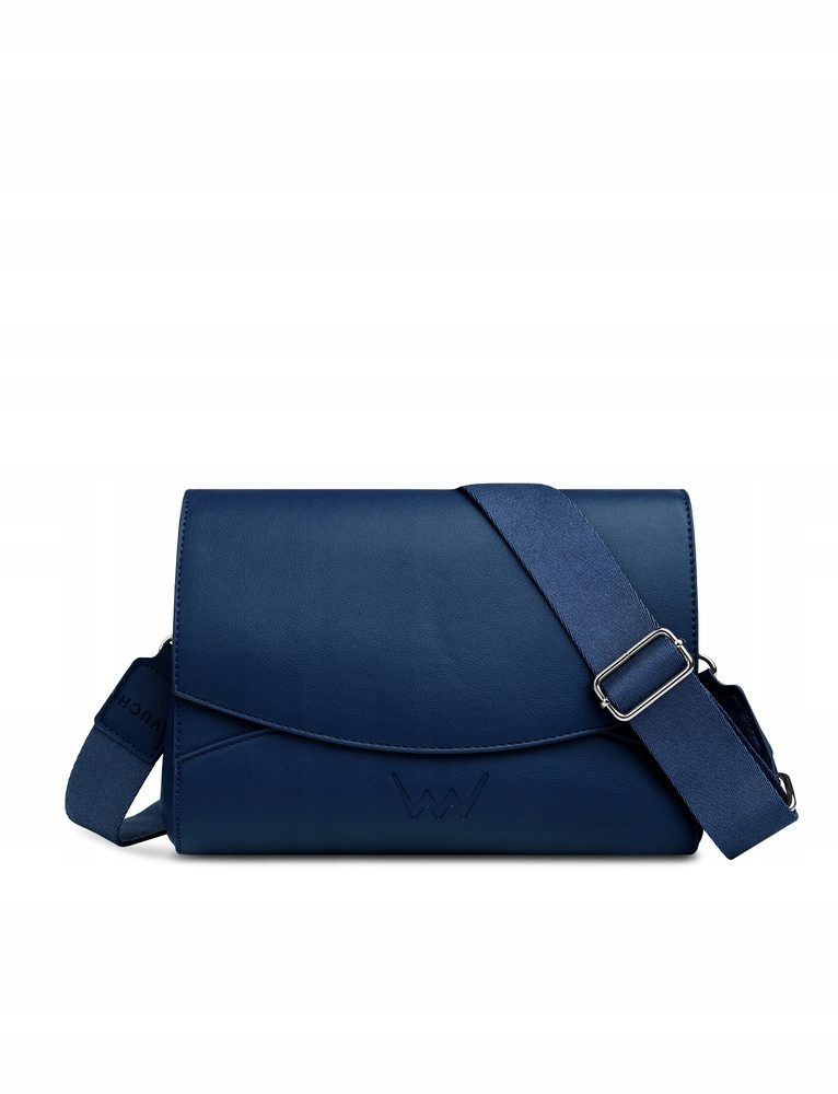 Crossbody kabelka Vuch Danita modrá koženková elegantní 25 cm
