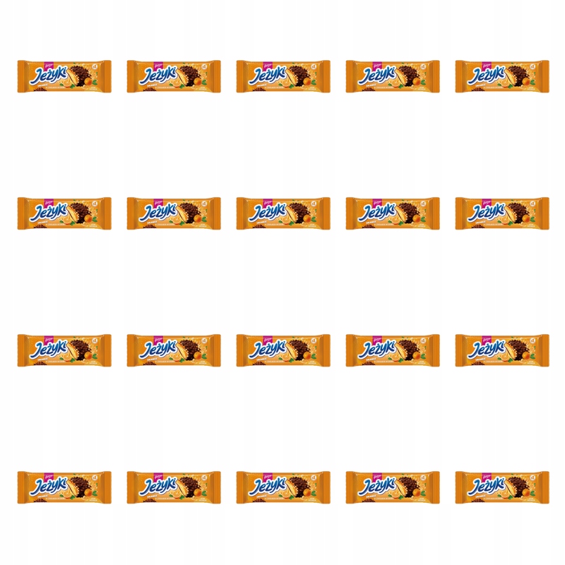 Jeżyki Pomarańczowe ciastka w czekoladzie deserowej 140g X20
