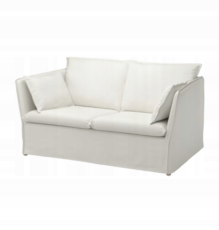 Ikea Backsalen Pokrytie 2-miestnej pohovky, Blekinge biela