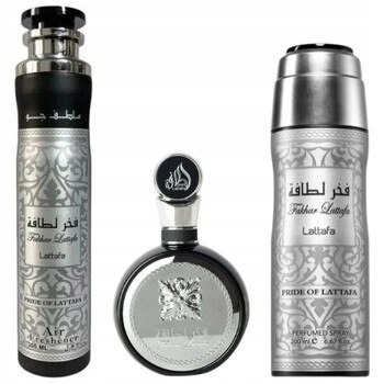 Lattafa Perfumes Fakhar Lattafa Black Dárková sada Edp 100 ml, deospray 200