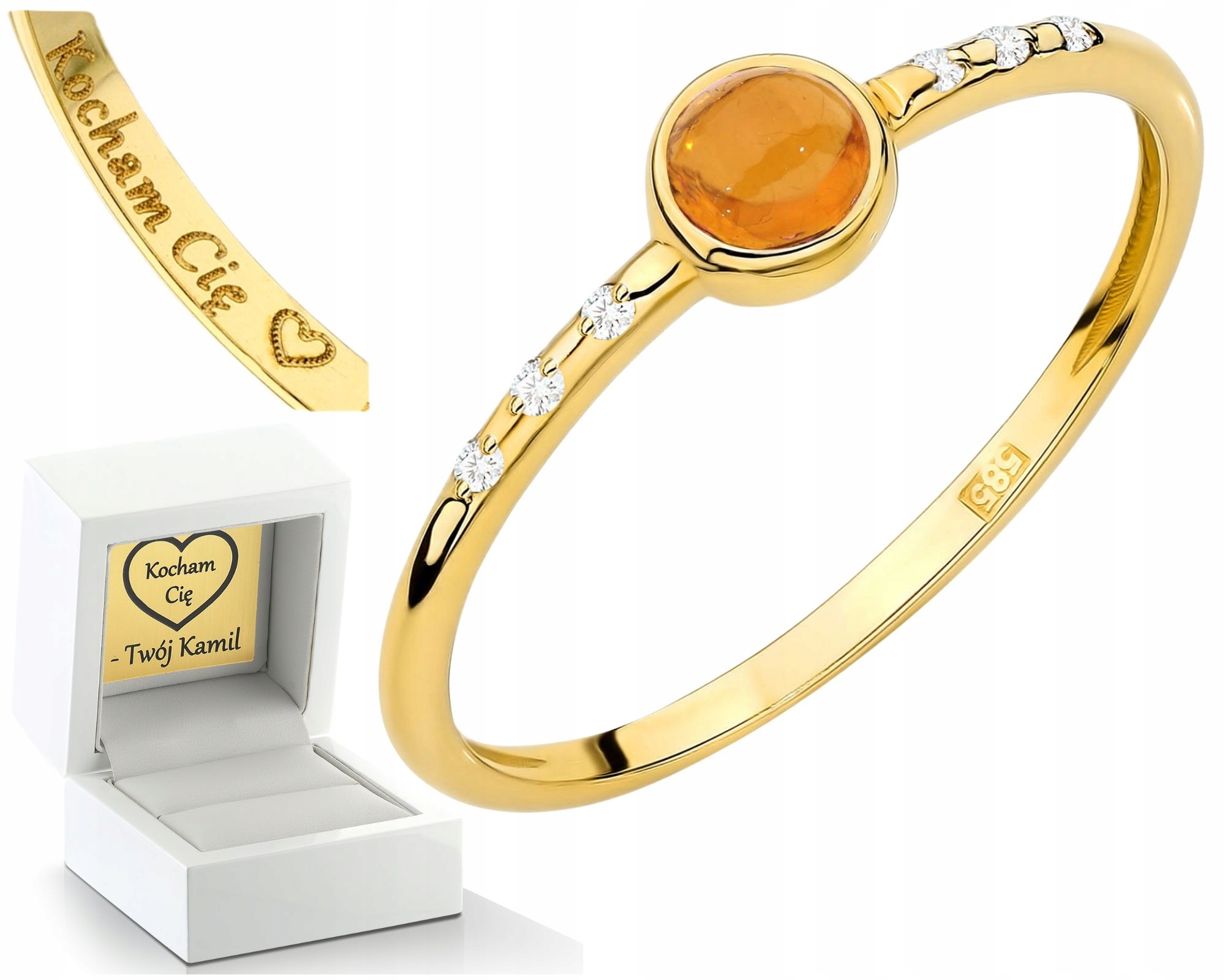 Prstýnek S Diamanty A Turmalínem