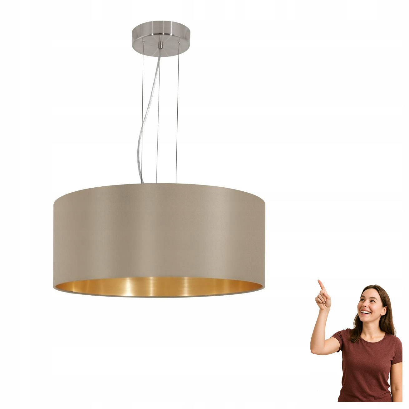 Závesná lampa Maserlo 31607 Eglo