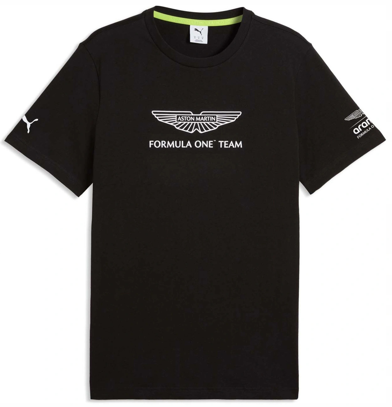 Tričko Aston Martin F1 Large Logo černá r.XL