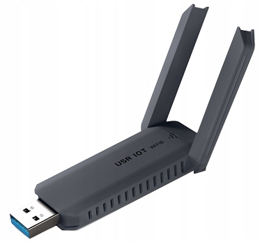 Przemysłowa bezprzewodowa karta sieciowa 5 GHz Wi-Fi 6 Usb UAX180 Usr Iot