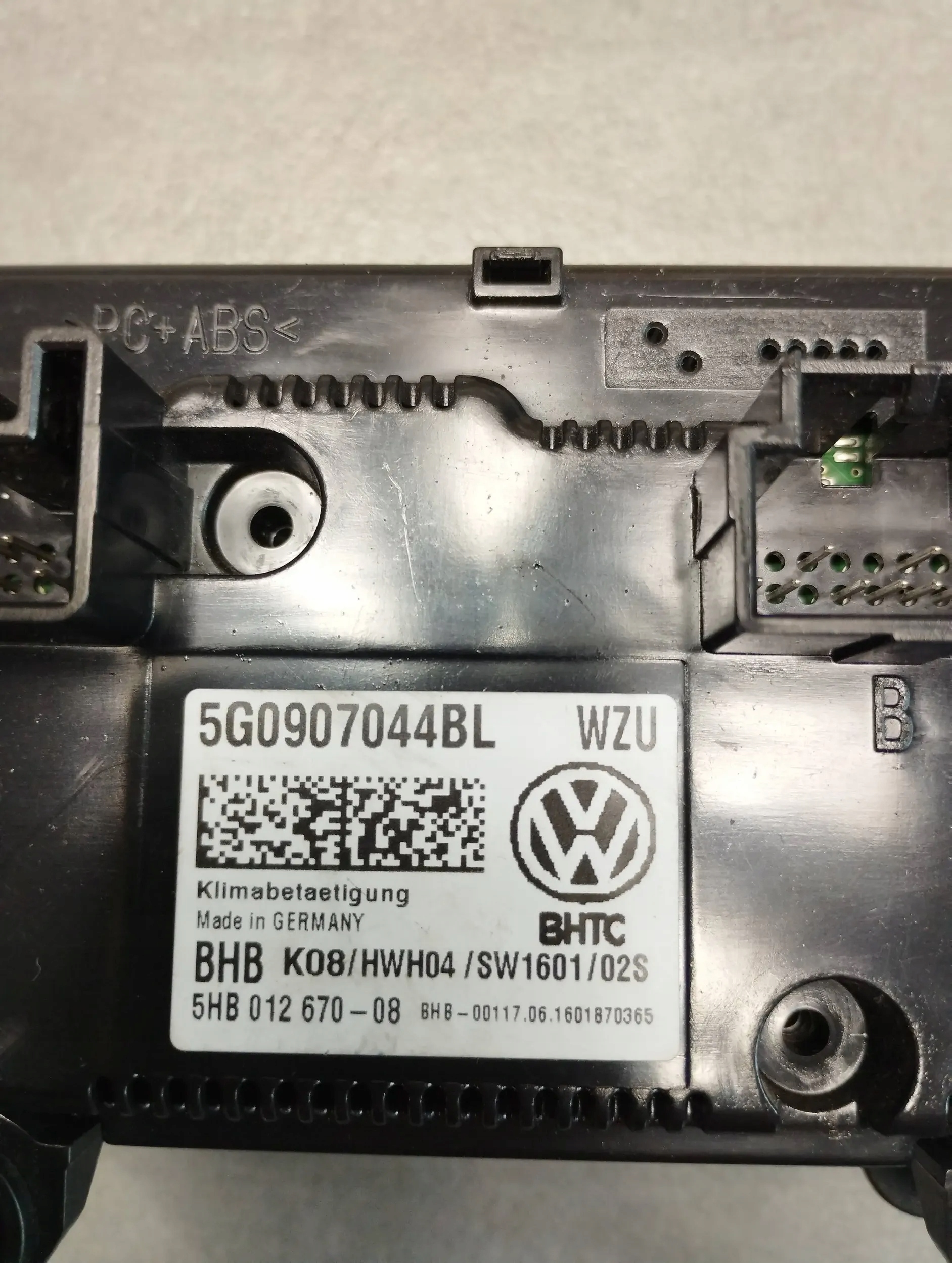 VW Golf VII Unite commande clima 5G0907044BL